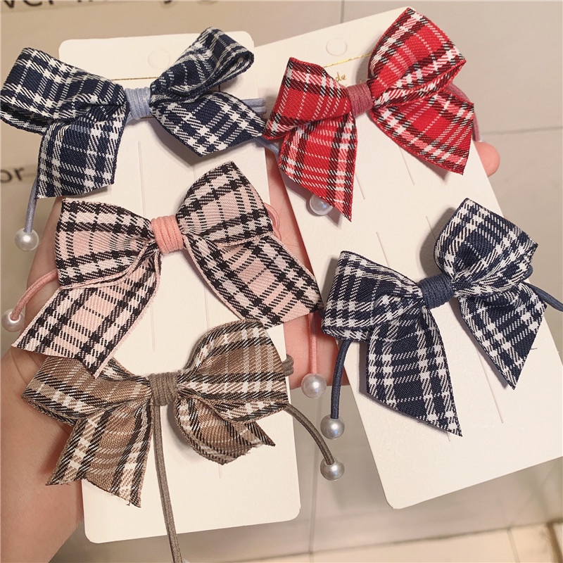 Ikat Rambut Model Pita Kuncir Rambut Korea Aksesoris Rambut Wanita Ribbon Hair Tie Hair Ropes AEF-2-8