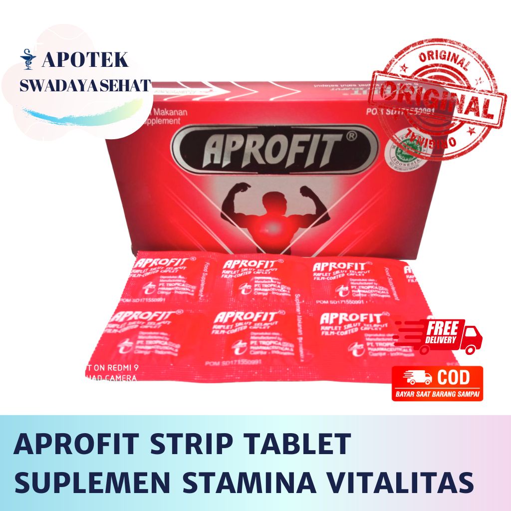 APROFIT Strip Tablet - Suplemen Meningkatkan Stamina Daya Tahan Dewasa