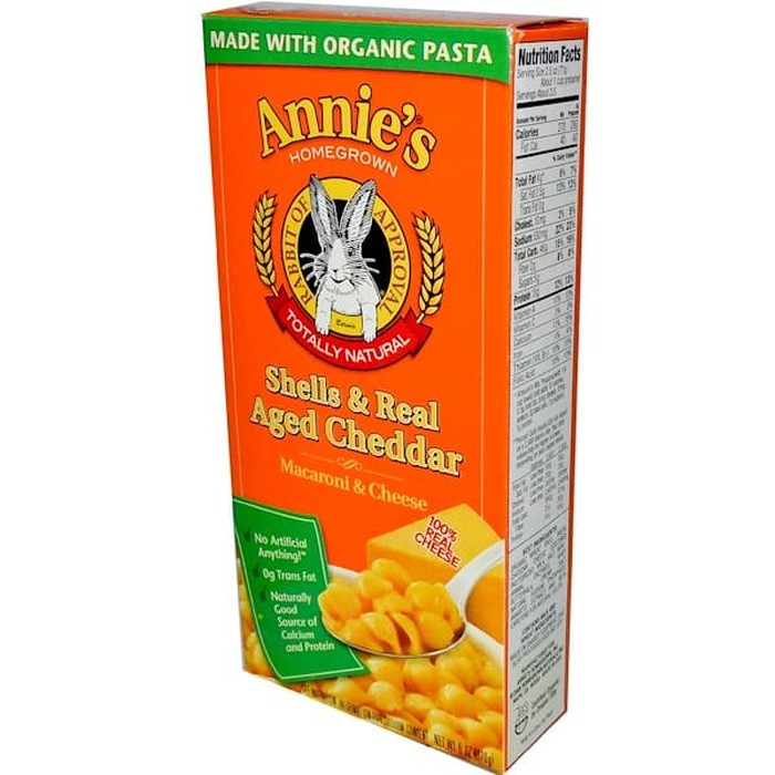 

Annie's Organic Shells & Real Aged Cheddar Macaroni & Cheese