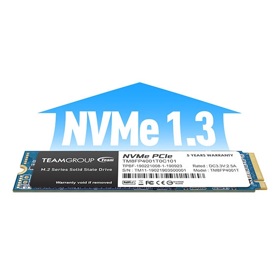 Team Group MP34 SSD 1TB M 2 NVME 2280 PCIe 3.0 x4 with NVMe 1.3