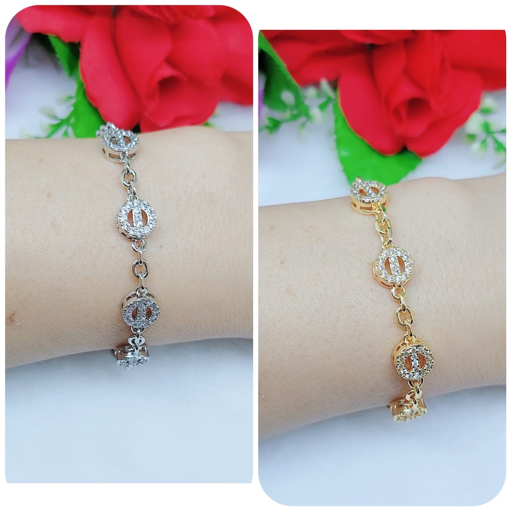 Gelang xuping permata lapis emas perhiasan fashion 0391-0392