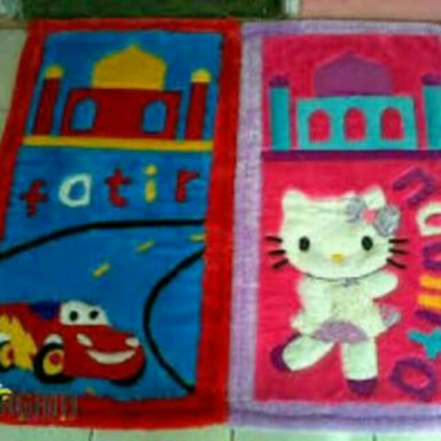 Sajadah anak/sajadah bulu empuk