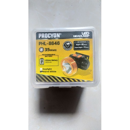 Senter kepala procyon 35 watt