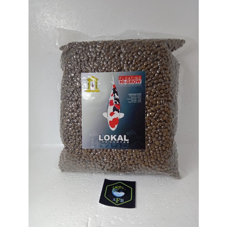 LTG PAKAN KOI (LOKAL TAK GENTAR) 1 KG SIZE 5MM 100%ORIGINAL