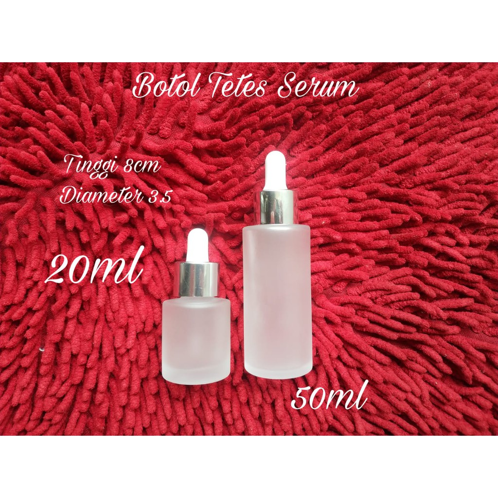 Botol Dropper serum Botol tetes serum Botol kosmetik 20ml