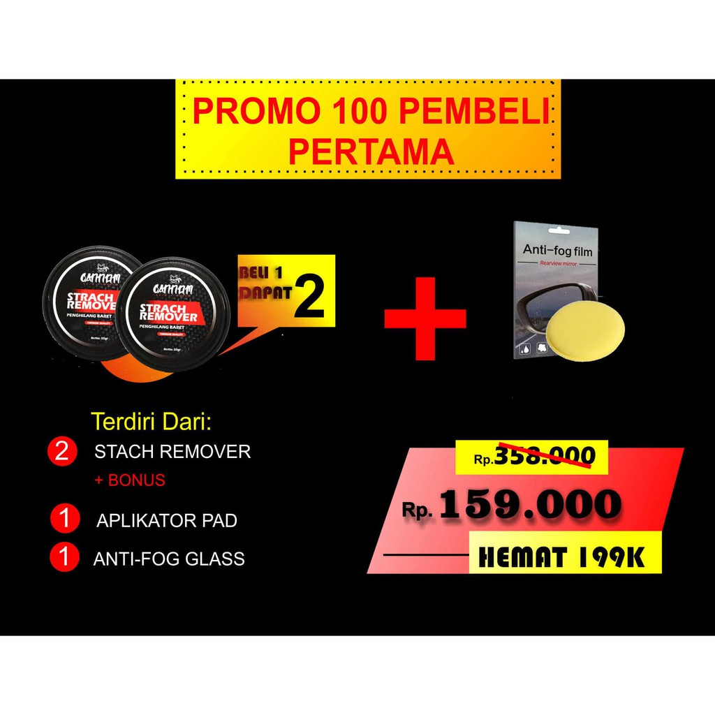 Penghilang Baret Lecet Mobil cannom scratch remover Body Poles scratch remover