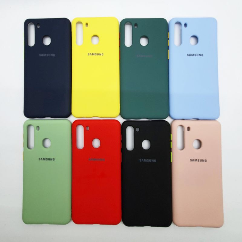 Realme C15 / Realme C12 Macaron Tone Case / Silicone Macaron Colour Side button