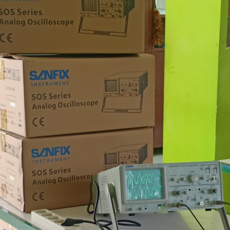 ANALOG OSCILLOSCOPE, OSCILOSCOPE SOS SERIES SANFIX INSTRUMENT