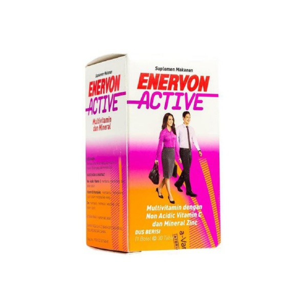 ENERVON ACTIVE Vitamin C Botol isi 30 Tablet