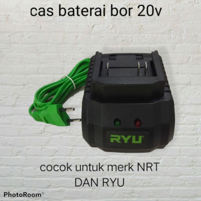Charger Bor RYU RCI20V ORIGINAL, Cas baterai Ryu rci20v