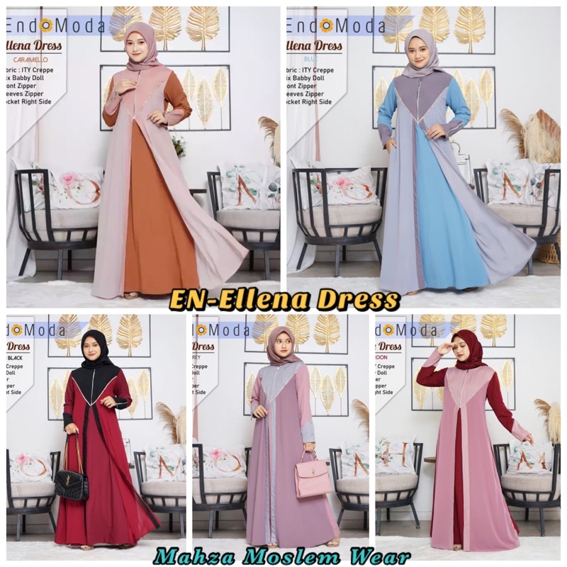 DRESS ELLENA || GAMIS ORIGINAL ENDOMODA