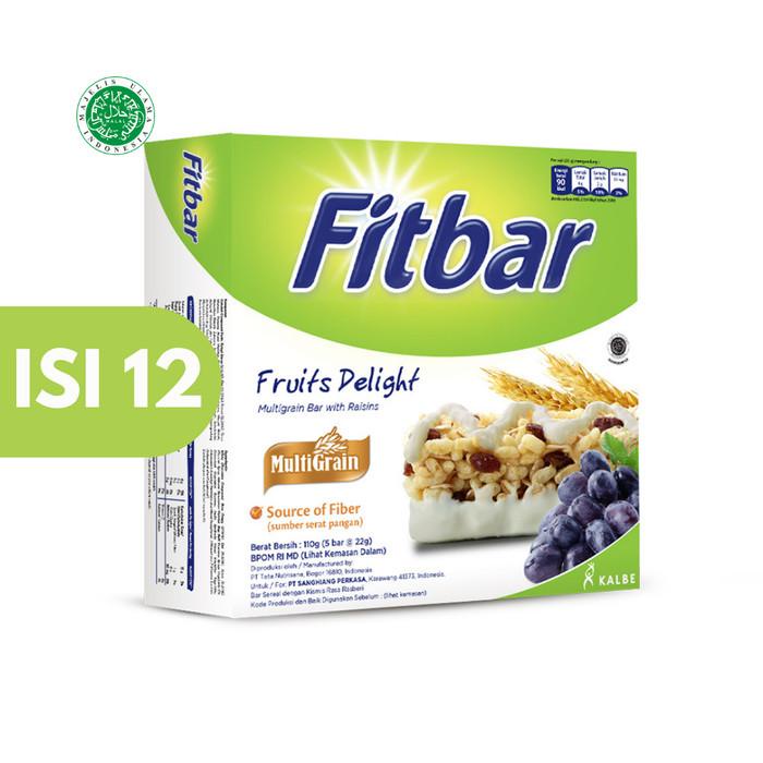 

FITBAR MULTIGRAIN FRUIT DELIGHT 1 BOX