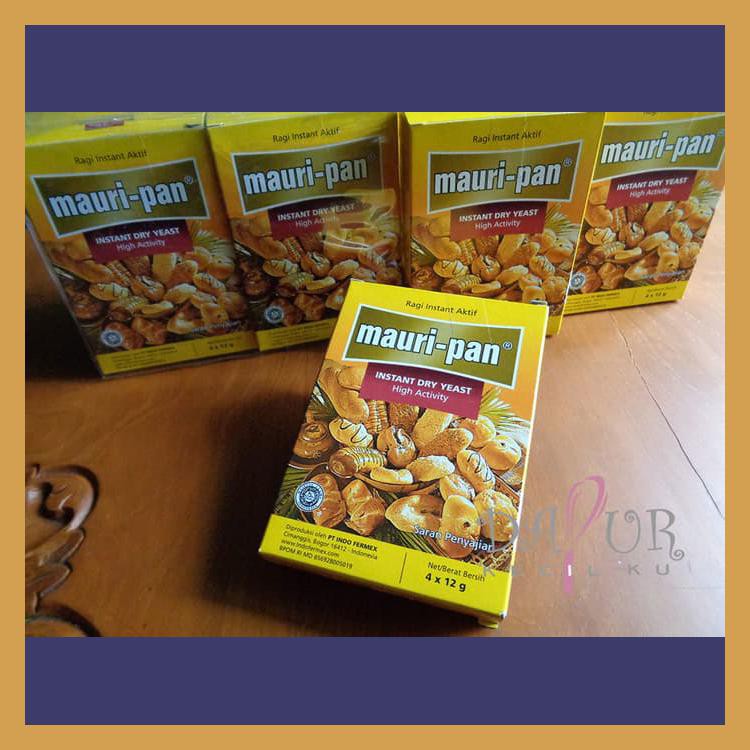 

MAURI-PAN RAGI INSTAN 4 X 12 GR INSTANT DRY YEAST / MAURI PAN