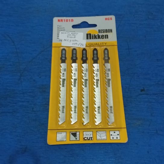 Mata potong Jigsaw Blade Nikken Resibon NR101D NR 101D untuk kayu 12