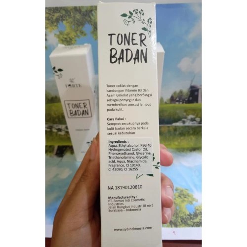 SYB Forte Toner Badan Fresh Skin BPOM