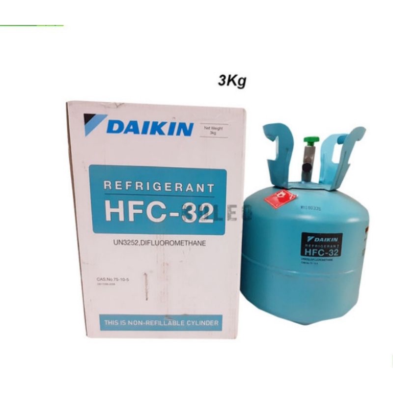 freon daikin r32 original 3kg daikin hfc-32 ori tabung kecil daikin arkema hfc