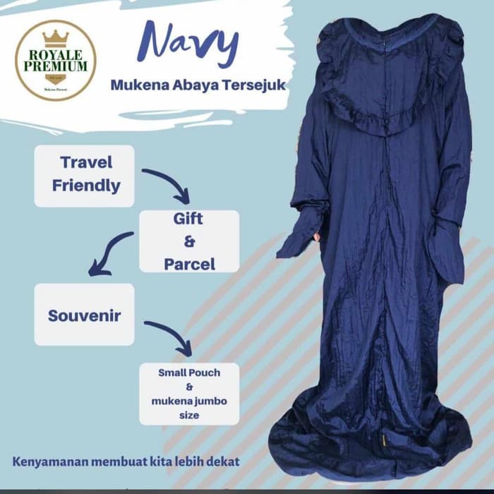 MUKENA- MUKENA ABAYA PARASUT ROYALE PREMIUM -MUKENA.