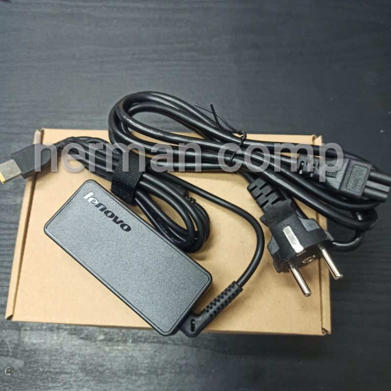 Original Charger/Adaptor Lenovo ADLX45NCT3A 20V 2.25A 45W USB KOTAK + Kabel Power