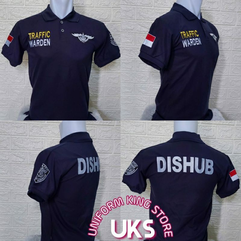 KAOS DISHUB - KAOS KERAH DISHUB NAVY BORDIR