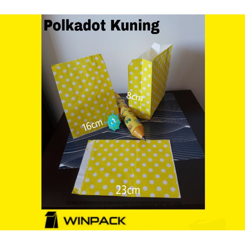 

KANTONG KERTAS POLKADOT KUNING