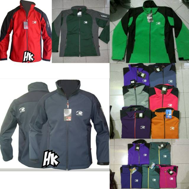 Claw Wild Jaket Hiking Gunung Outdoor Claw Wild Original Softshell