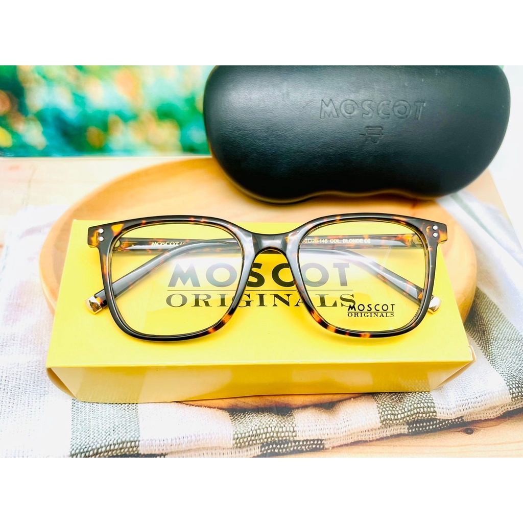 Kacamata/Frame MOSCOT TRAVIS Size 50-20-145 Paket Lensa Radiasi Photocromix mines silinder plus Free kotak + LAP