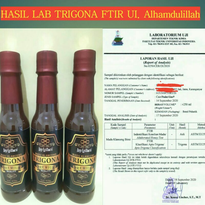 

MADU TRIGONA （KLANCENG）