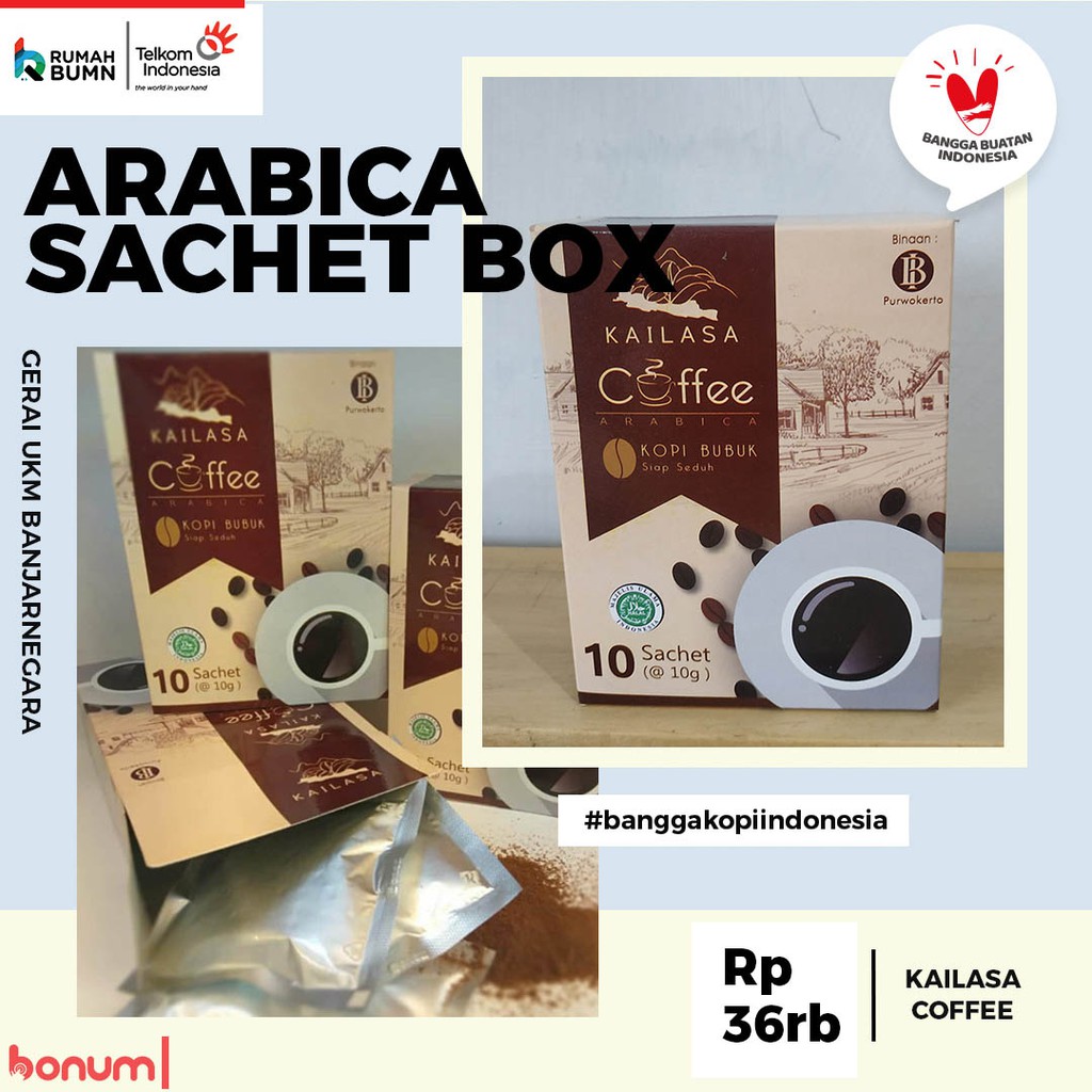 

KOPI KAILASA -- ARIBICA SACHET BOX