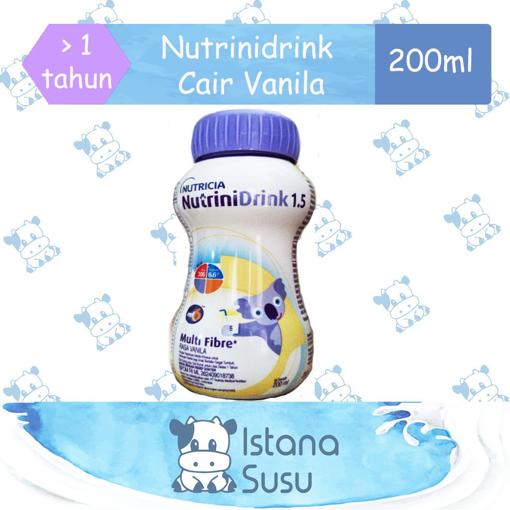 Nutrinidrink Susu Cair Vanila 200ml