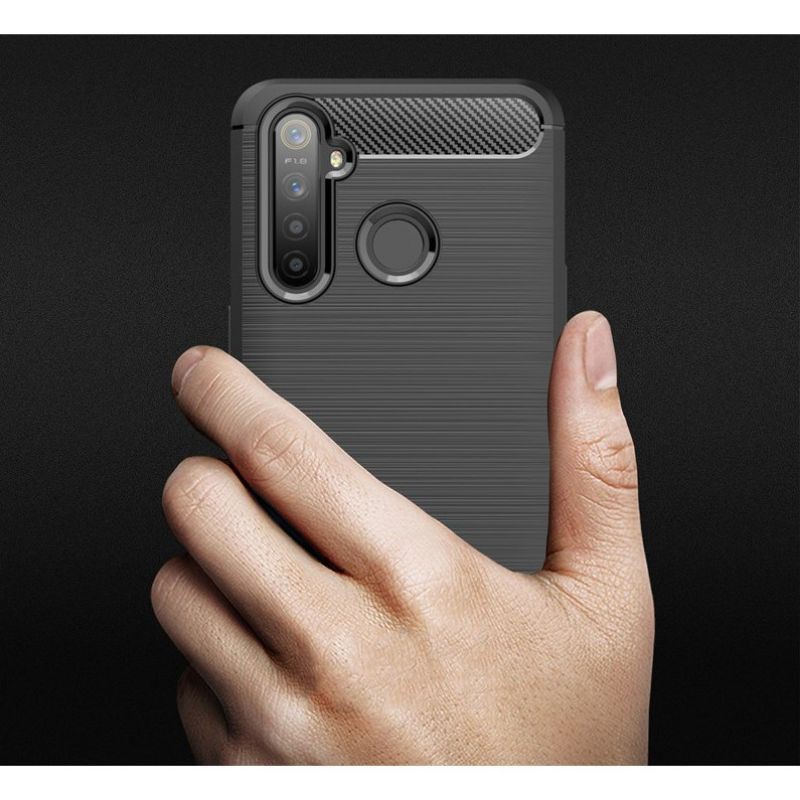 Case Realme 5i/5/C3 Fiber Carbon Ultimatte Premium Quality