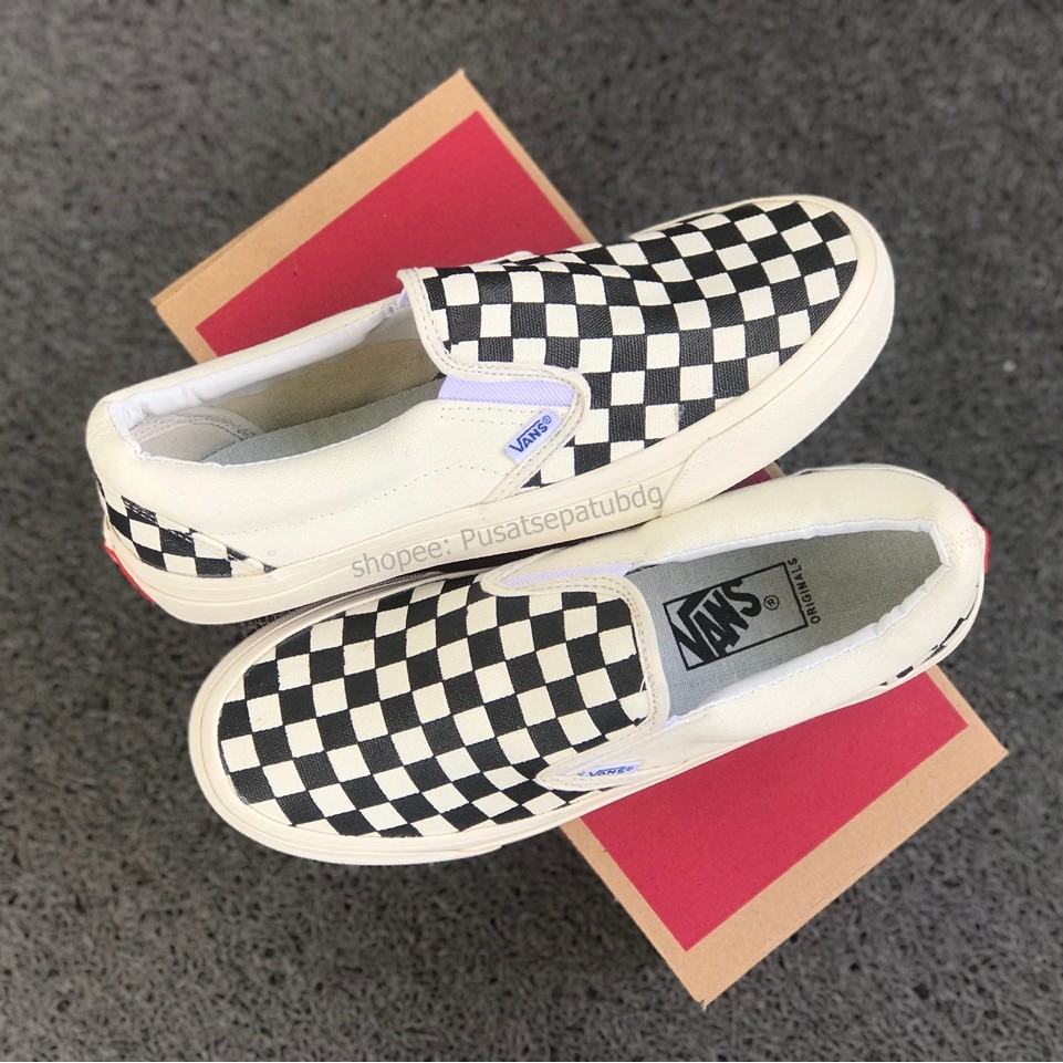 Vans Slip On OG Checkerboard Off White Voult Ivory
