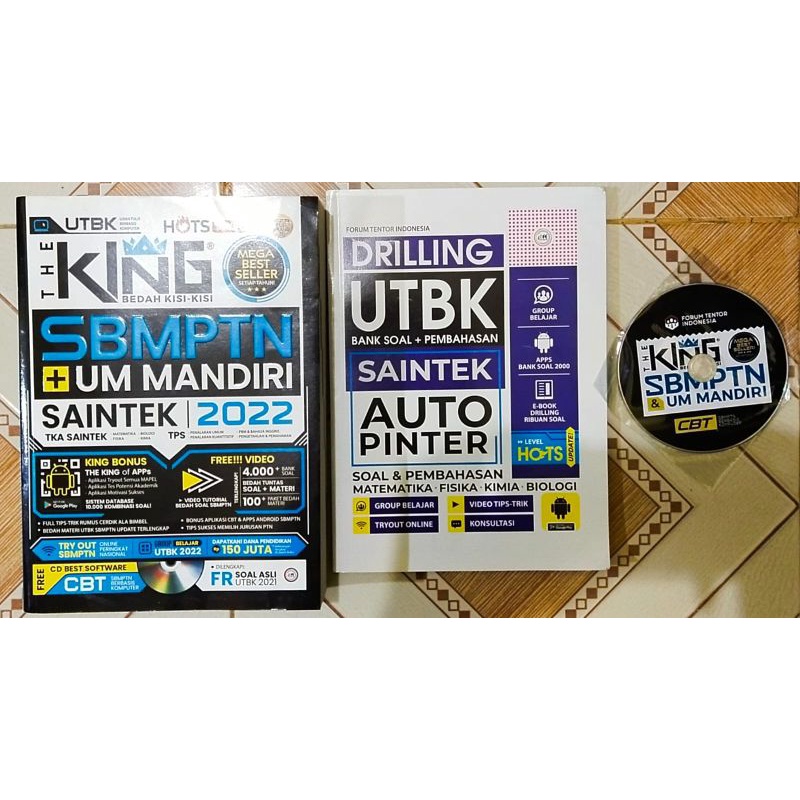 Buku The King Saintek SBMPTN 2022 + Bank Soal Driling UTBK