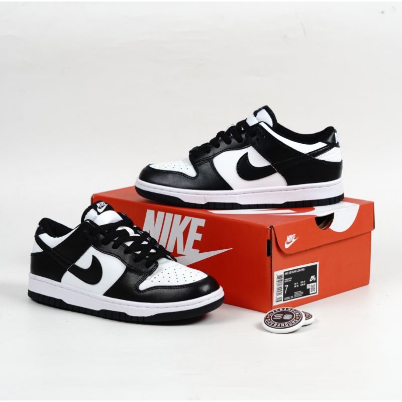 Sepatu Nike SB Dunk Low Black Whita