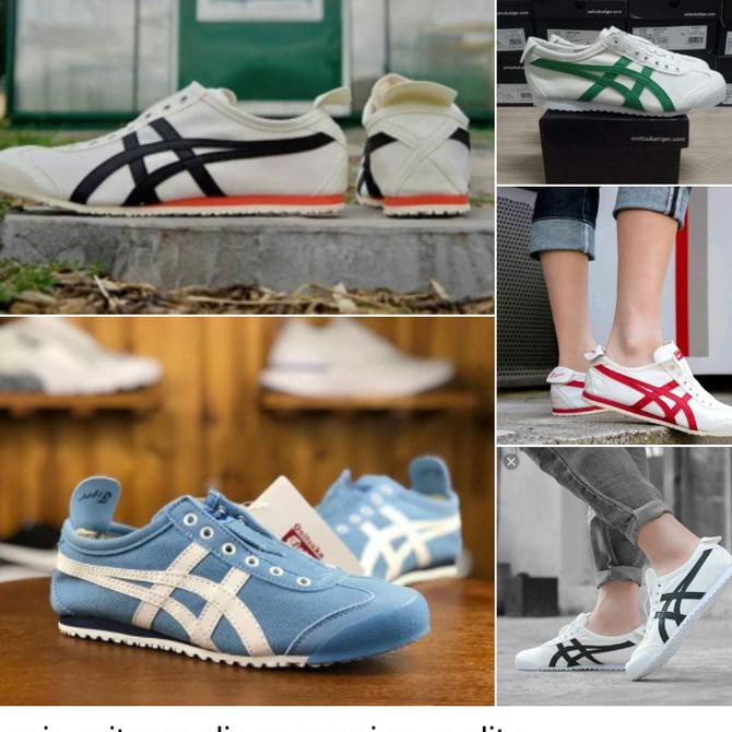 DISKON ONITSUKA TIGER SLIP ON-PREMIUM ORIGINAL-100% MADE IN INDONESIA MURAH KEKINIAN