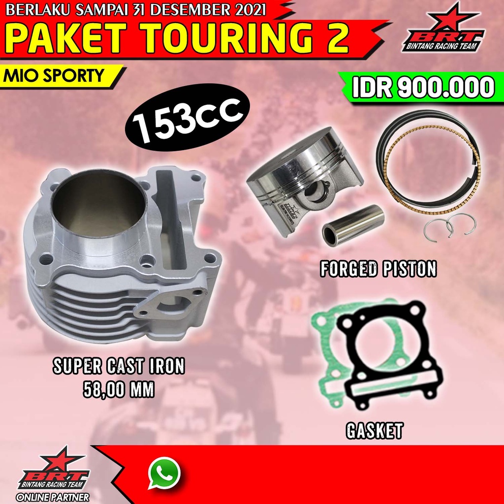 BLOK BORE UP BRT MIO SPORTY KARBU