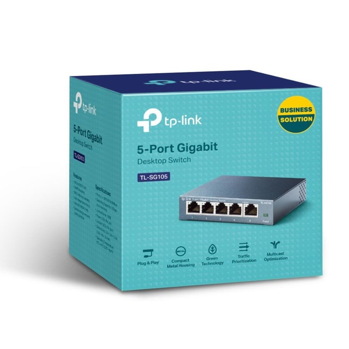 Desktop Switch TP-Link TL-SG105 5 Port Gigabit ( Hub TP Link TL SG105 )