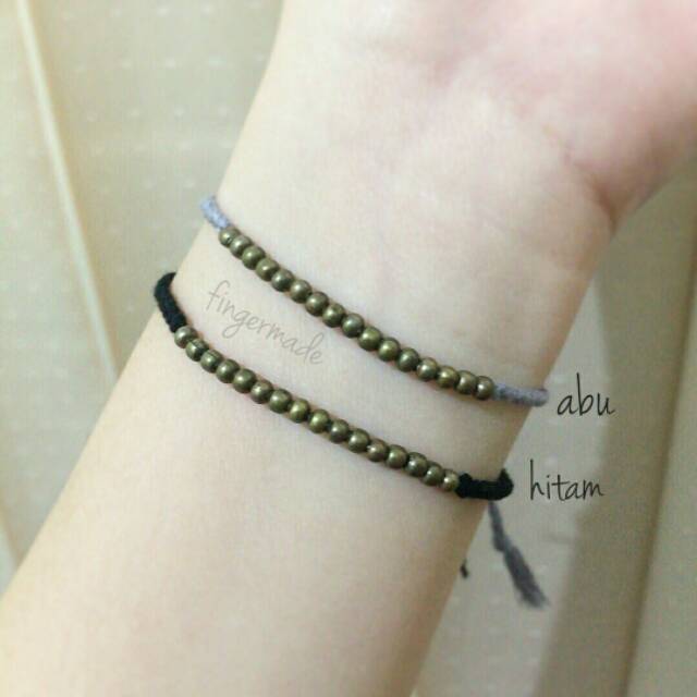 GELANG KEPANG LADA - gelang tangan / kaki - gelang kepang kecil handmade