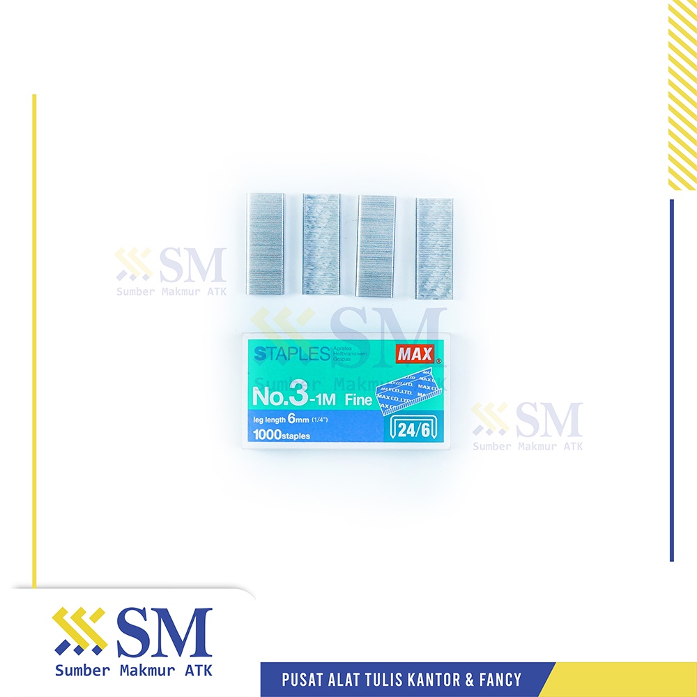 

ISI STAPLER / STAPLES MAX NO.3 24/6