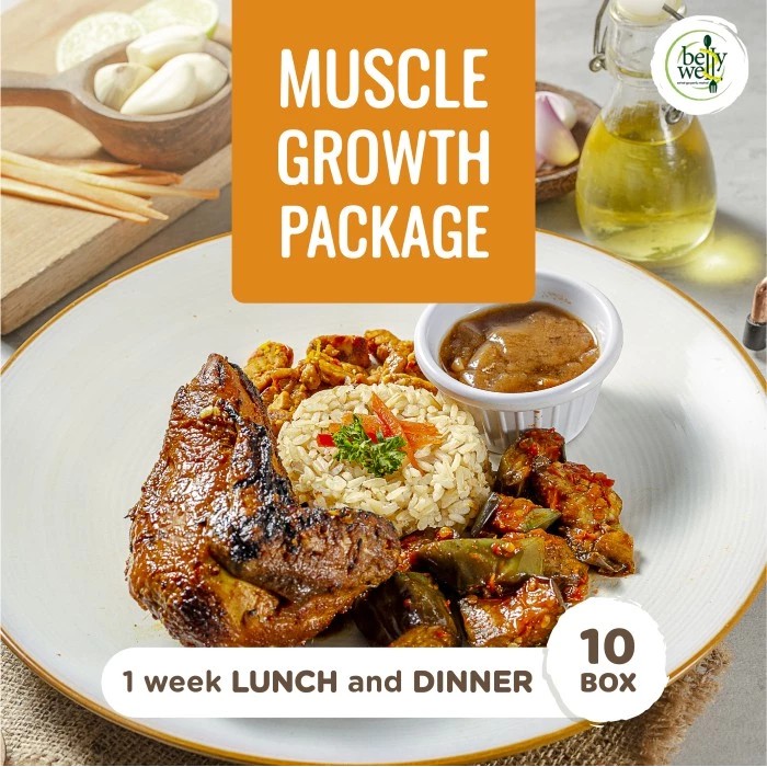 

Bellywell Muscle Growth 1 Week Lunch & Dinner
