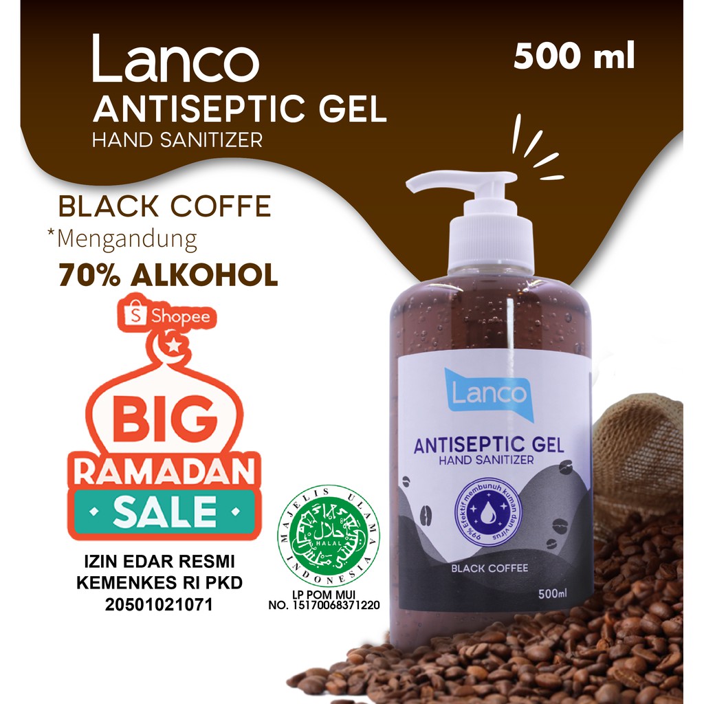 Hand Sanitizer  Antiseptic 500 ml Ready Stok Langsung Order Saja