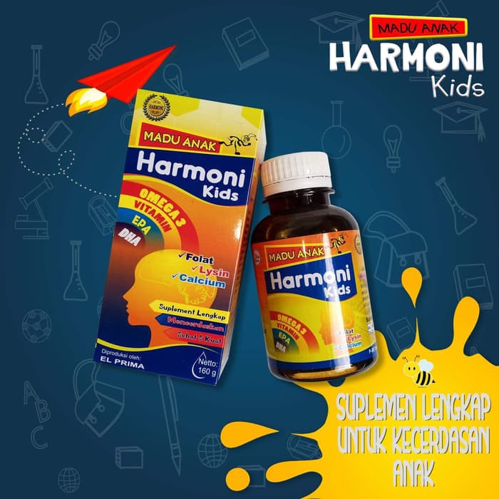 

madu anak harmoni kids aleva vitabumin smart cerdas pintar sehat BO