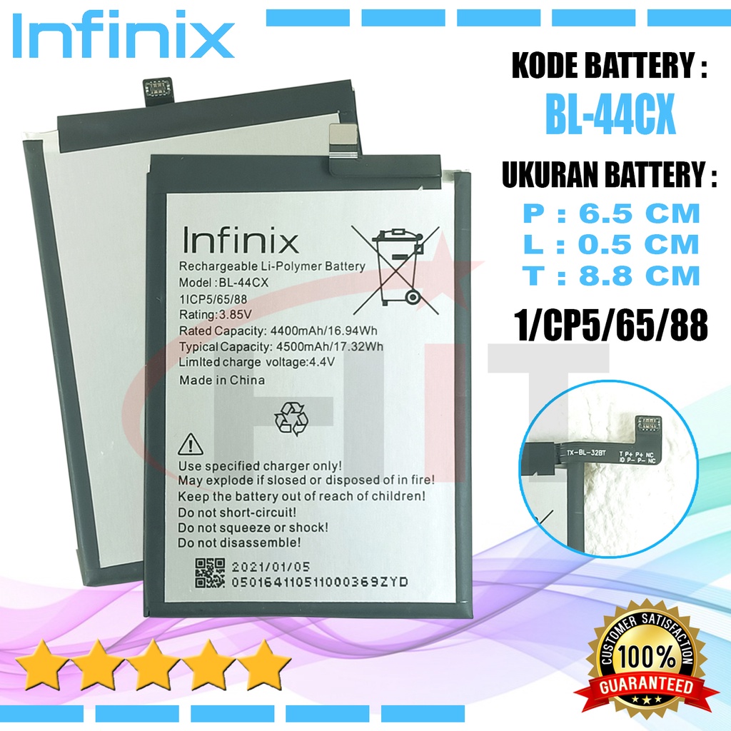 Baterai Battery Ori BL-44CX / INFINIX ZERO 8 X687