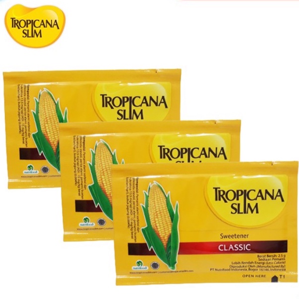 (Satuan) Pemanis Gula Tropicana Slim Classic Stick/Stevia/Diabtx