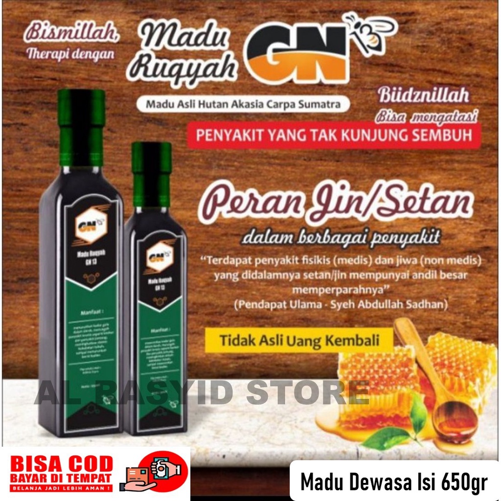 

Madu GN 13 Ruqyah Gus Nur 650 Gr Madu Asli Murni Akasia