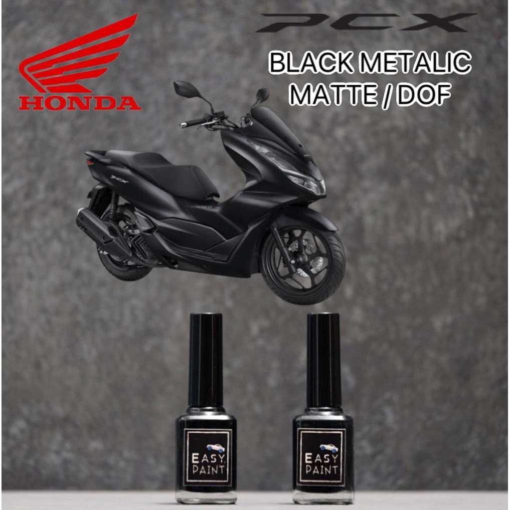 Cat Oles Motor Black Metalic Doff Matte Honda PCX 160 Hitam Metalik Dof 15ml
