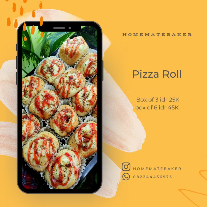 

pizza roll by homematebaker