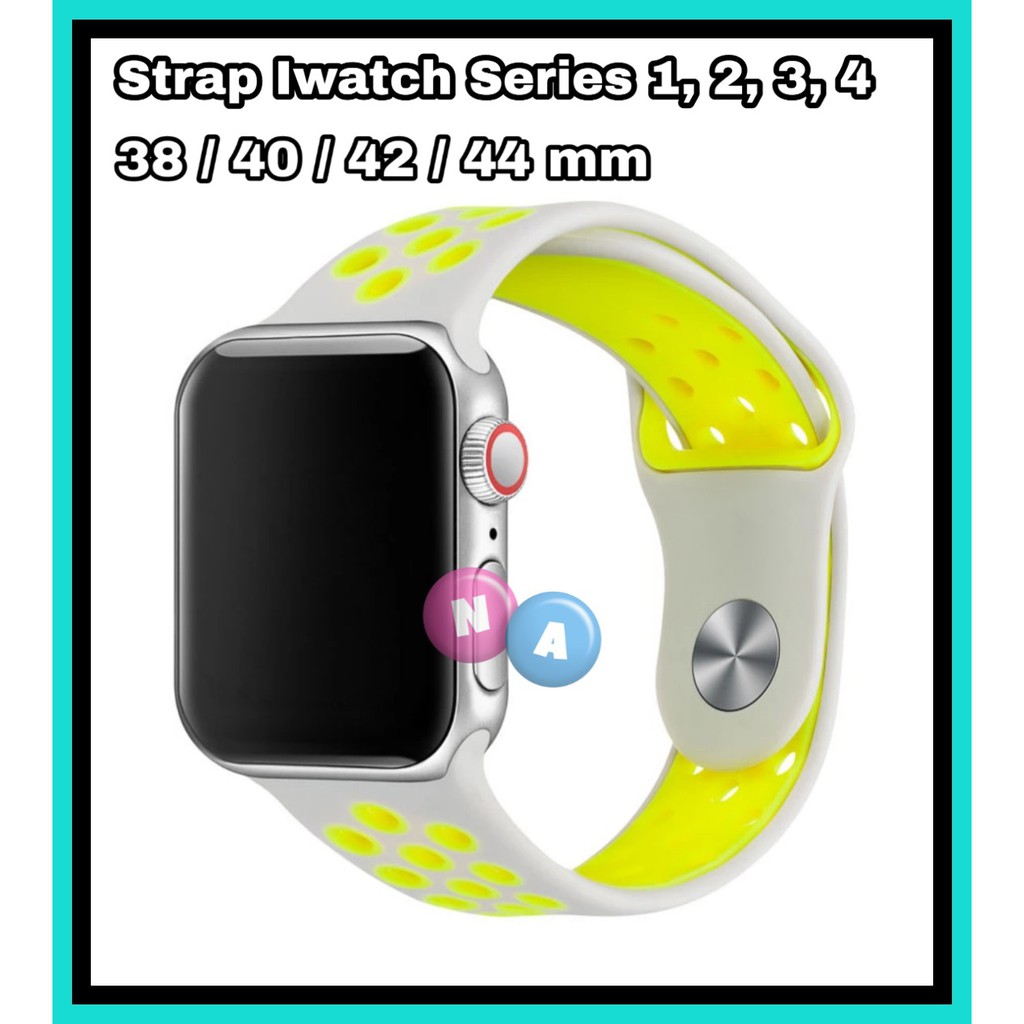 Strap iWatch Nike Sport 38mm / 40mm / 42mm / 44mm - Strap Silicon Sport iWatch Series 1,2,3,4