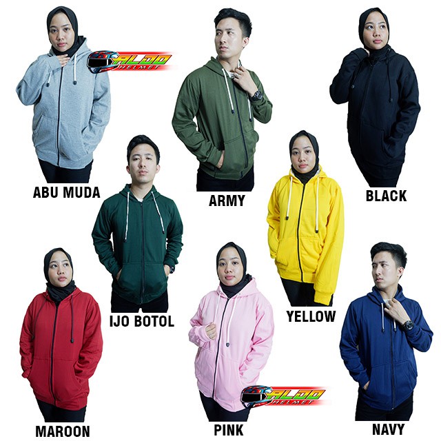 jaket sweater hoodie zipper