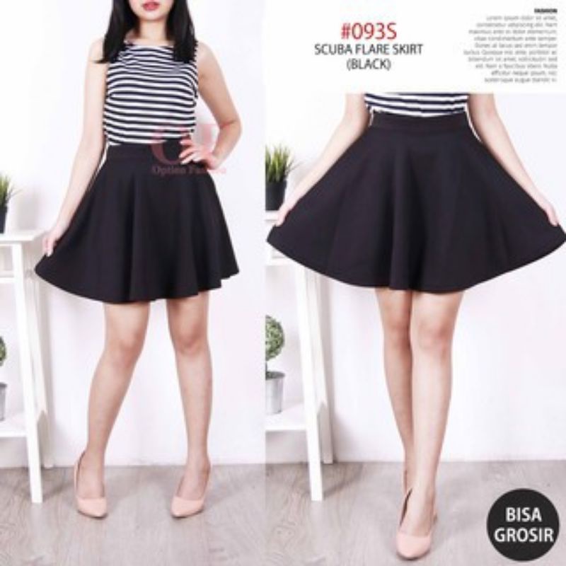 Aulia - Rok Scuba Mayung Midi//Rok Scuba Midi