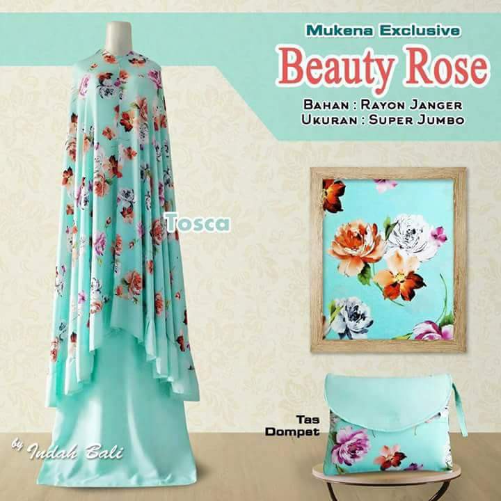 Mukena beauty rose tosca